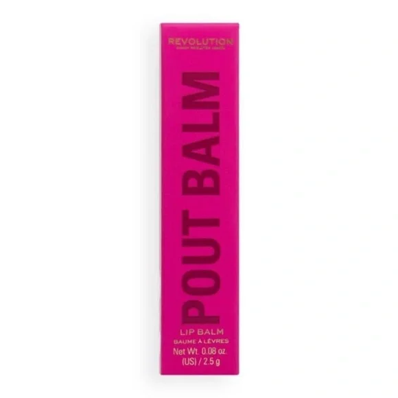 Revolution - Fuscia Shine - Pout Balm Glossy Shine - NIB - 0.08 oz - Picture 4 of 4